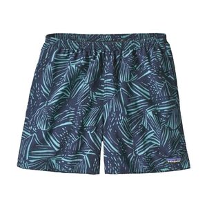 PATAGONIA Blue Teal Palm Nylon Baggies Shorts - Men's 6.5" Inseam XLarge